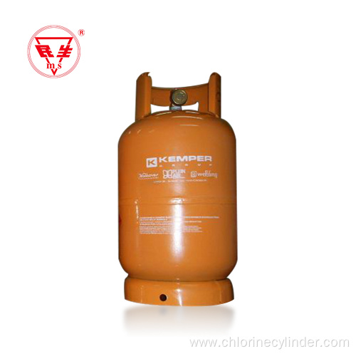 Gas cylinder 8kg with valve used for camping